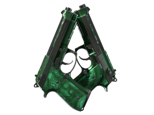 Dual Berettas | Polished Malachite