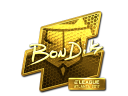 Sticker | bondik (Gold) | Atlanta 2017