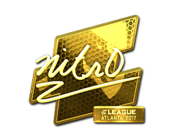 Sticker | nitr0 (Gold) | Atlanta 2017