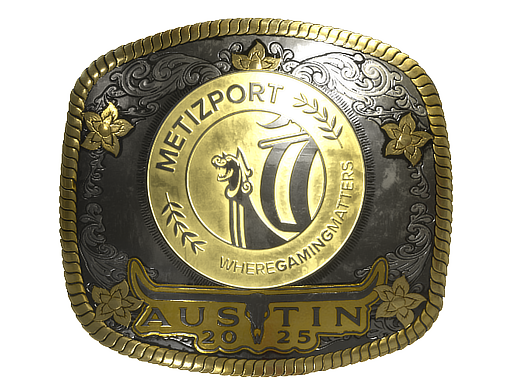 Sticker | Metizport (Gold) | Austin 2025