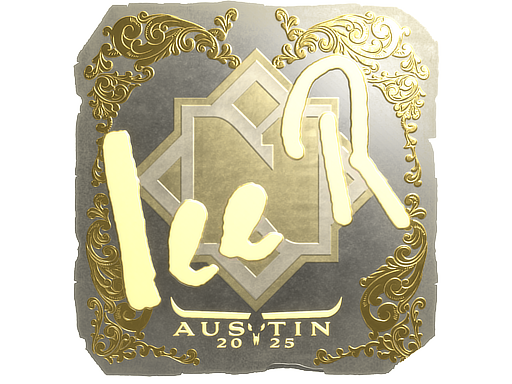 Sticker | 1eeR (Gold) | Austin 2025