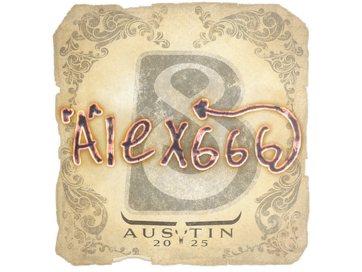 Sticker | alex666 | Austin 2025