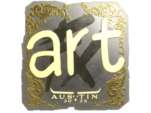 Sticker | arT (Gold) | Austin 2025