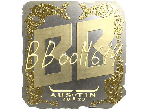 Sticker | Boombl4 (Gold) | Austin 2025