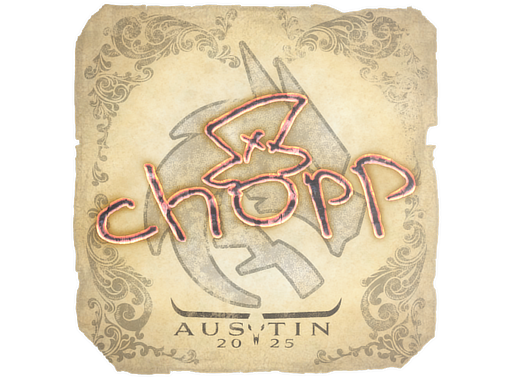 Sticker | chopper | Austin 2025