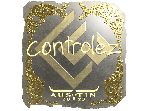 Sticker | controlez (Gold) | Austin 2025