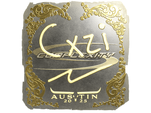 Sticker | Cxzi (Gold) | Austin 2025