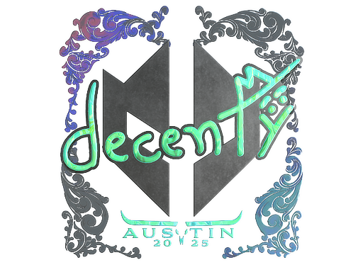 Sticker | decenty (Holo) | Austin 2025