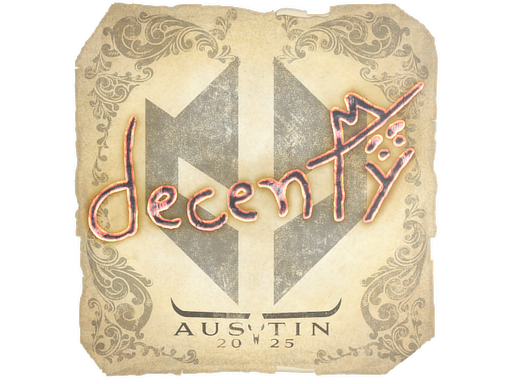 Sticker | decenty | Austin 2025