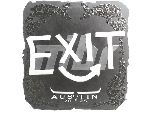 Sticker | exit (Foil) | Austin 2025