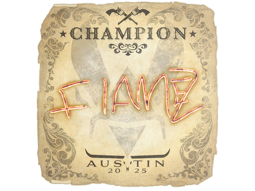Sticker | FlameZ (Champion) | Austin 2025