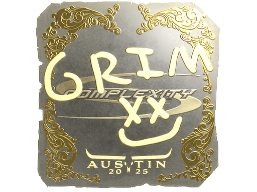 Sticker | Grim (Gold) | Austin 2025