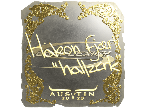 Sticker | hallzerk (Gold) | Austin 2025
