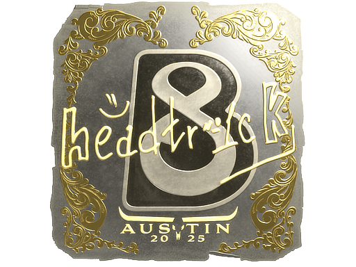 Sticker | headtr1ck (Gold) | Austin 2025