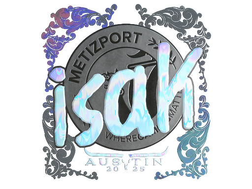 Sticker | isak (Holo) | Austin 2025