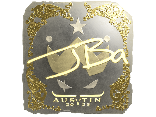 Sticker | JBa (Gold) | Austin 2025