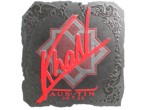 Sticker | khaN (Foil) | Austin 2025
