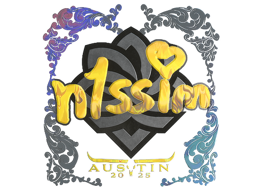 Sticker | n1ssim (Holo) | Austin 2025