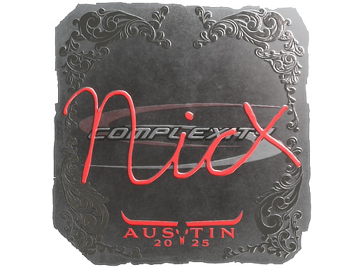Sticker | nicx (Foil) | Austin 2025