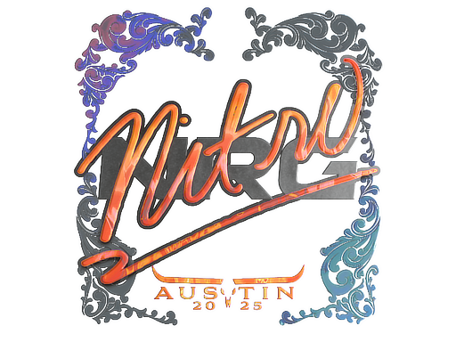 Sticker | nitr0 (Holo) | Austin 2025