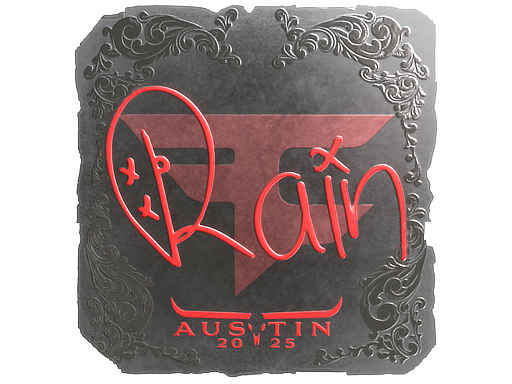 Sticker | rain (Foil) | Austin 2025
