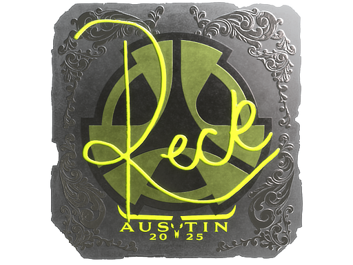 Sticker | reck (Foil) | Austin 2025