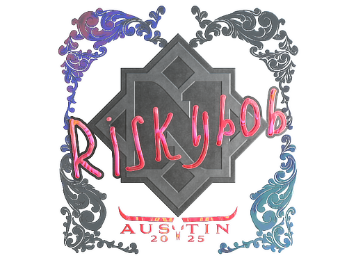 Sticker | riskyb0b (Holo) | Austin 2025