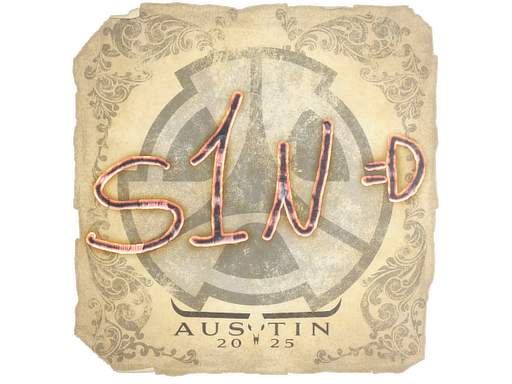 Sticker | s1n | Austin 2025