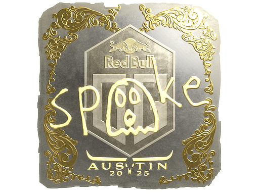 Sticker | spooke (Gold) | Austin 2025