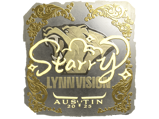 Sticker | Starry (Gold) | Austin 2025