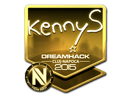 Sticker | kennyS (Gold) | Cluj-Napoca 2015