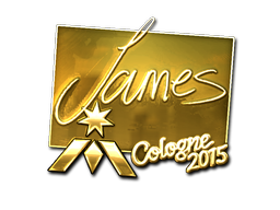 Sticker | James (Gold) | Cologne 2015