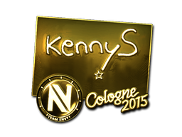 Sticker | kennyS (Gold) | Cologne 2015