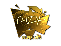 Sticker | aizy (Gold) | Cologne 2016