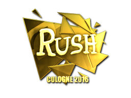Sticker | RUSH (Gold) | Cologne 2016