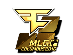 Sticker | FaZe Clan (Gold) | MLG Columbus 2016