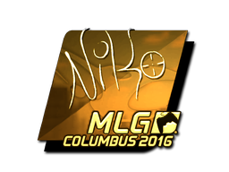 Sticker | NiKo (Gold) | MLG Columbus 2016