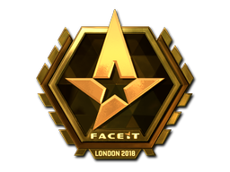 Sticker | Astralis (Gold) | London 2018