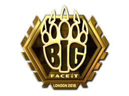 Sticker | BIG (Gold) | London 2018