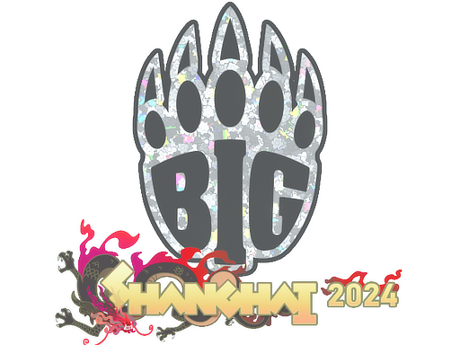 Sticker | BIG (Glitter) | Shanghai 2024