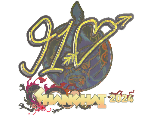 Sticker | 910 (Holo) | Shanghai 2024