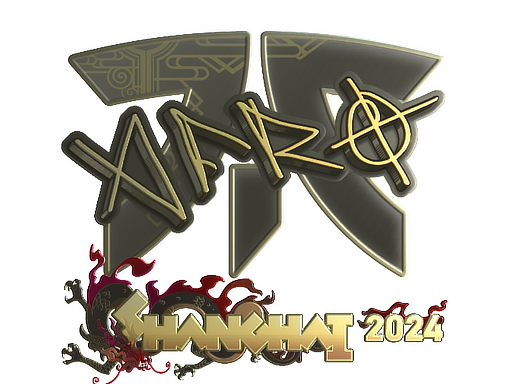 Sticker | afro (Gold) | Shanghai 2024