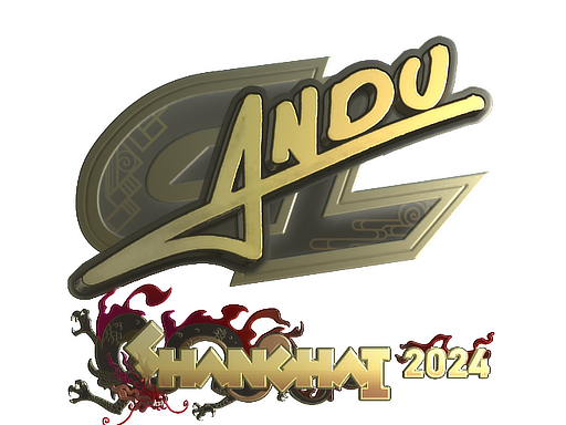 Sticker | aNdu (Gold) | Shanghai 2024