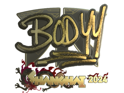 Sticker | bodyy (Gold) | Shanghai 2024