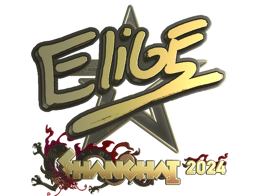 Sticker | EliGE (Gold) | Shanghai 2024
