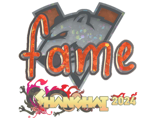 Sticker | fame (Glitter) | Shanghai 2024