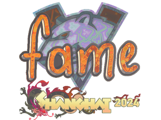 Sticker | fame (Holo) | Shanghai 2024