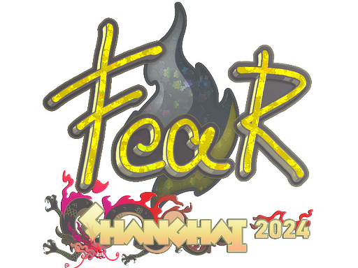 Sticker | fEAR (Glitter) | Shanghai 2024
