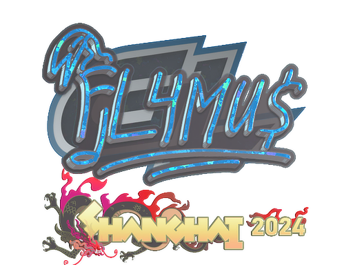 Sticker | FL4MUS (Glitter) | Shanghai 2024