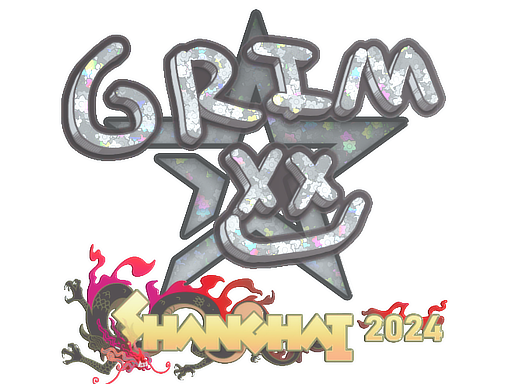 Sticker | Grim (Glitter) | Shanghai 2024